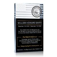 HSI Special Agent Retirement Gift - Wording Sample by Crystal Central