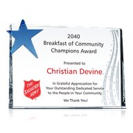 Community Service Award Plaque