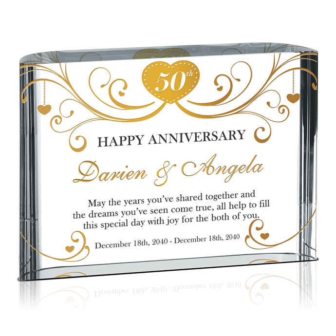 50th Anniversary Personalized Photo Frame, Golden Anniversary, 50th An –  uniquelykool